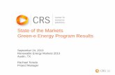 Title of the Presentation - Renewable Energy Markets Conference