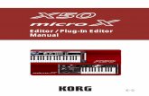 X50 microX Editor/Plug-In Editor Manual -