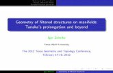 Geometry of filtered structures on manifolds: Tanaka's prolongation