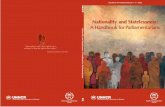 Nationality and Statelessness: A Handbook for Parliamentarians
