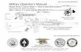 KAC Part Number MAN-00011 Military Operatorâ€™s Manual
