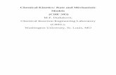 Chemical Kinetics: Rate and Mechanistic Models (CHE 505)