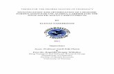 thesis for the degree master of pharmacy investigation and - Munin