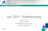 Lync 2013 â€“ Troubleshooting - Microsoft Download Center