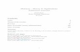 Matrices : Theory & Applications Additional exercises - UMPA