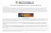 Olympic Weightlifting Area Training Manual