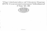 1975-05-18 University of Notre Dame Commencement - Archives