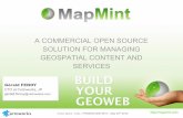 A COMMERCIAL OPEN SOURCE SOLUTION FOR MANAGING GEOSPATIAL