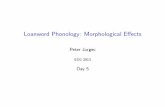 Loanword Phonology: Morphological Effects - Peter Jurgec
