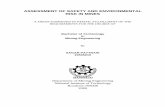 assessment of safety and environmental risk in mines - ethesis