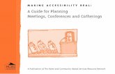 A Guide for Planning Meetings, Conferences and Gatherings - AUCD