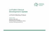 LATUDA Clinical Development Update