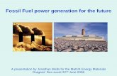 Fossil Fuel power generation for the future - Materials UK