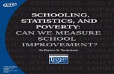 Schooling, Statistics, and Poverty: Can We Measure School - ETS