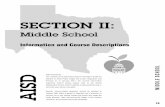 Section II: Middle School Information and Course - Austin ISD