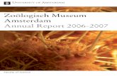Zo¶logisch Museum Amsterdam Annual Report 2006-2007