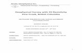 Geophysical Survey with 2D Resistivity Pine Creek, British