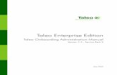 Taleo Onboarding Administration Manual