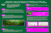 Genetic and chemical variability of wild red - Department of