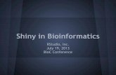 Shiny in Bioinformatics - Bioconductor