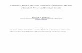 Consumers' Trust in Electronic Commerce Transactions: The Role of