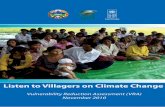 Listen to Villagers on Climate Change - SEA Change CoP