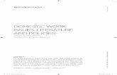 DOMESTIC WORK: ISSUES, LITERATURE AND POLICIES - SciELO