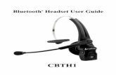Bluetooth® Headset User Guide - Pana-Pacific