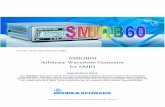 SMIQB60 Arbitrary Waveform Generator for SMIQ - Rohde & Schwarz
