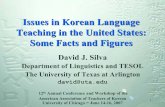 Issues in Korean Language Teaching in the United States - AATK