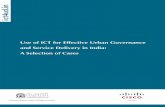 Use of ICT for effective urban   - India Environment