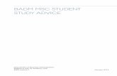 BADM MSC STUDENT STUDY ADVICE - For Studerende