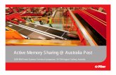 Active Memory Sharing @ Australia Post