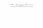 Purdue University Emergency Procedures Handbook