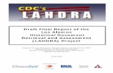 Draft Final Report of the Los Alamos Historical Document - LAHDRA