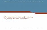 Operational Risk Management and Business Continuity - IMF
