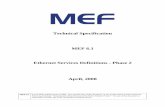 Ethernet Services Definitions - Phase II - MEF