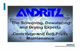 Centrifuge And Belt Press Maintenance - SARBS of CWEA