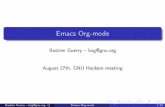 Emacs Org-mode - The GNU Operating System