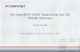 An OpenBTS GSM Replication Jail for Mobile Malware - Virus Bulletin