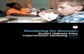 Student Wellness Policy Implementation Monitoring Guide