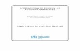 African Health Economics Advisory Committee - Regional Office for