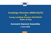 Ecodesign Directive 2009/125/EC & Energy - Eco-Conception