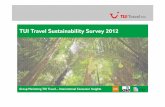 TUI Travel Sustainability Survey 2012
