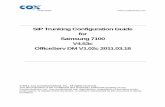 SIP Trunking Configuration Guide for Samsung 7100 V4.53c - Cox