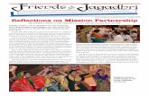 FIFTY-FIRST NEWSLETTER â€“ APRIL 2013 Reflections on Mission