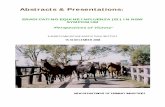 Equine Influenza Symposium 'Perspectives of Victory': Abstracts and