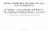 SOUTHERN RAILWAY STATIONS PART 4 LSWR LINES (London Suburban Area)