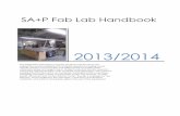 SA+P Fab Lab Handbook - School of Architecture and Planning