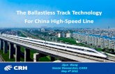 The Ballastless Track Technology For China High Speed Line